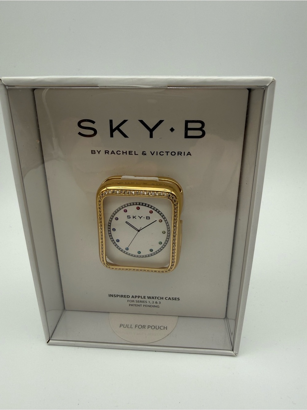 Sky Gold Rhinestone Apple Watch Case